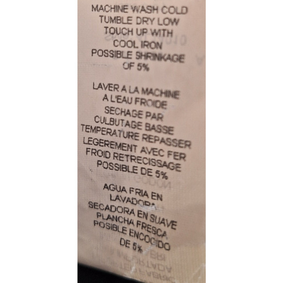 Karen Kane Lifestyle Women 8 Black Velvet Made in U.S.A. Straight Leg Pants - Picture 6 of 6